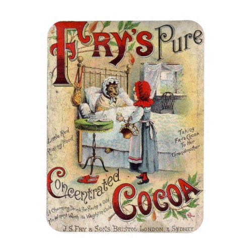 Little Red Riding Hood Frys Cocoa Magnet