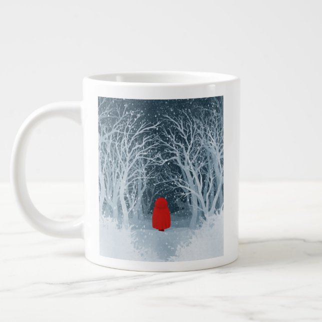 Little Red Riding Hood Giant Coffee Mug (Left)