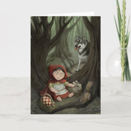 Little Red Riding Hood Greeting Card