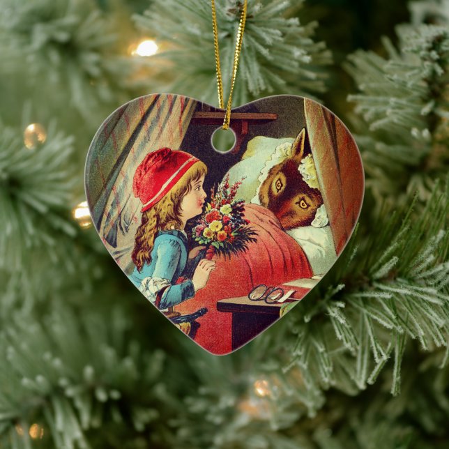 Little Red Riding Hood - Grimm Ceramic Ornament (Tree)