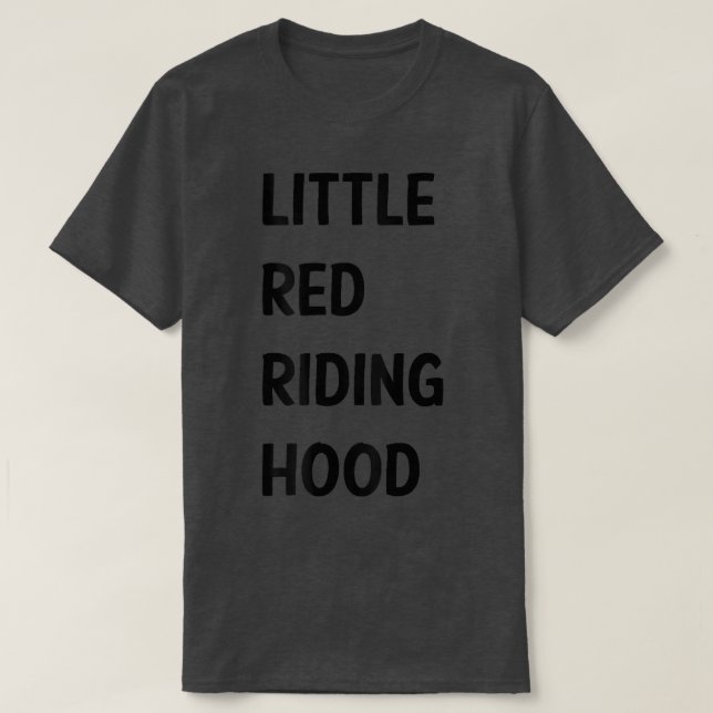 Little Red Riding Hood Halloween Costume  for Coup T-Shirt (Design Front)