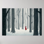 Little Red Riding Hood Illustrated Poster at Zazzle