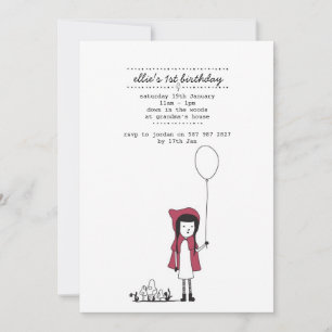 Little Red Riding Hood Invitation