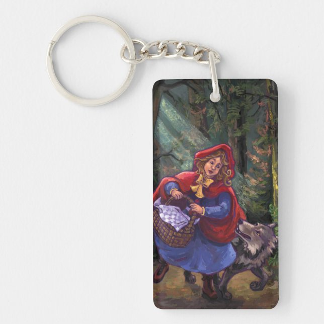 Little Red Riding Hood Keychain (Front)