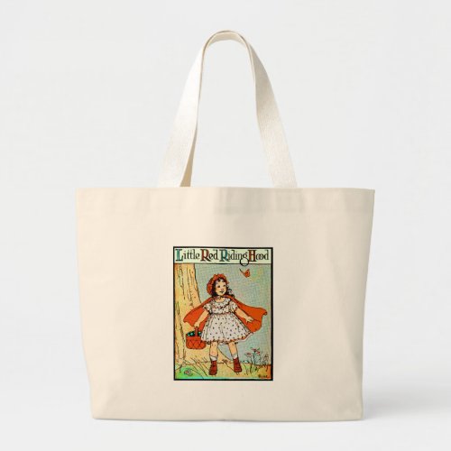 Little Red Riding Hood Large Tote Bag