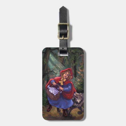 Little Red Riding Hood Luggage Tag