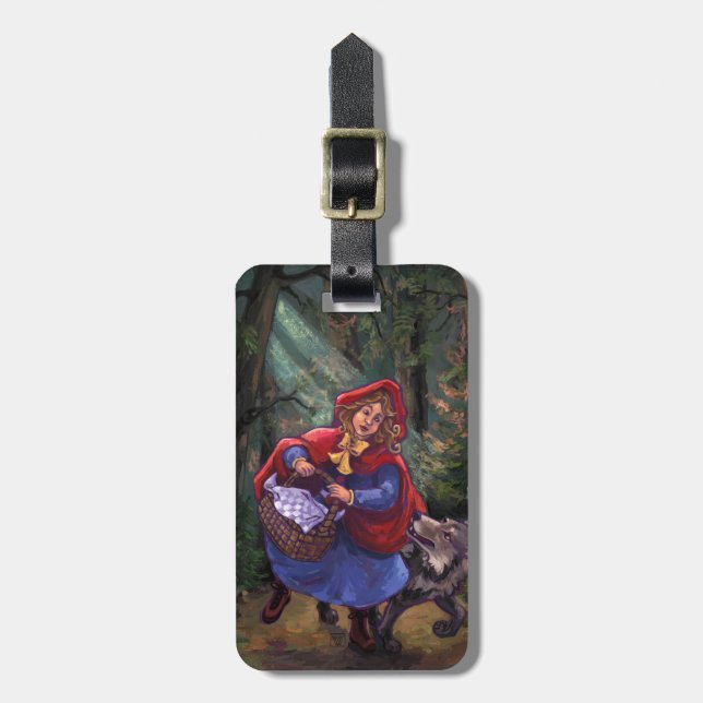 Little Red Riding Hood Luggage Tag (Front Vertical)