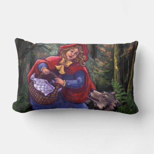 Little Red Riding Hood Lumbar Pillow