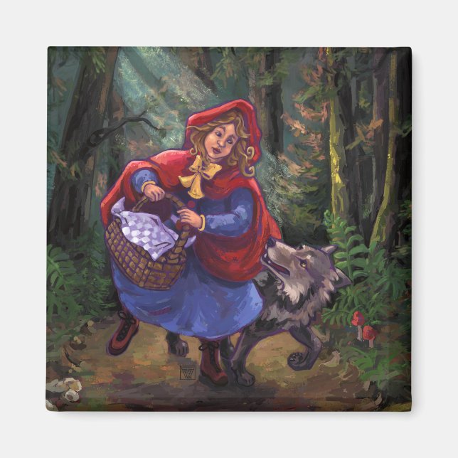 Little Red Riding Hood Magnet (Front)