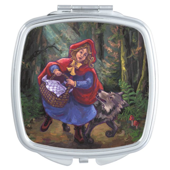 Little Red Riding Hood Makeup Mirror (Front)