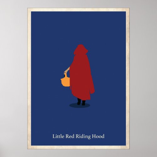 Little Red Riding Hood Minimalist Poster