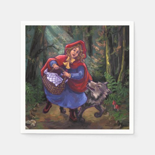 Little Red Riding Hood Paper Napkins