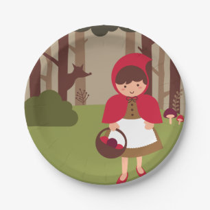 Little Red Riding Hood Paper Plates