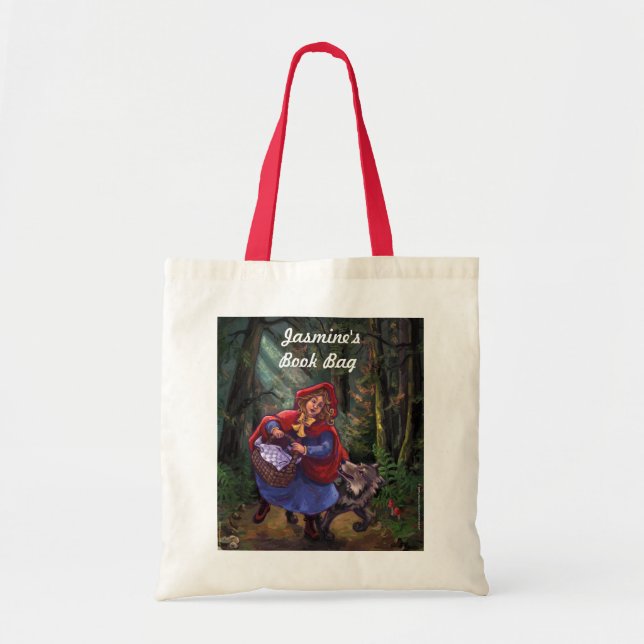Little Red Riding Hood Personal Book Bag (Front)