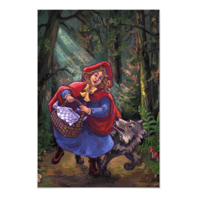 Little Red Riding Hood Photo Print (Front)