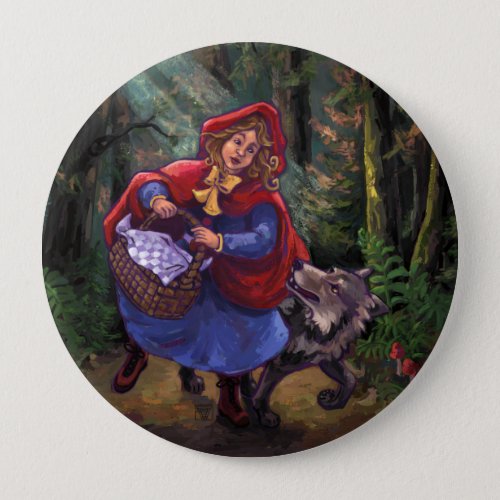 Little Red Riding Hood Pinback Button