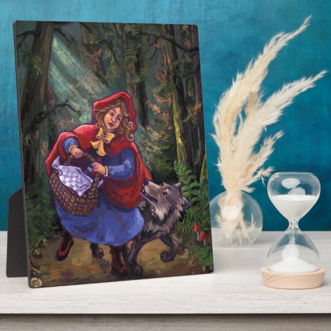 Little Red Riding Hood Plaque (Side)