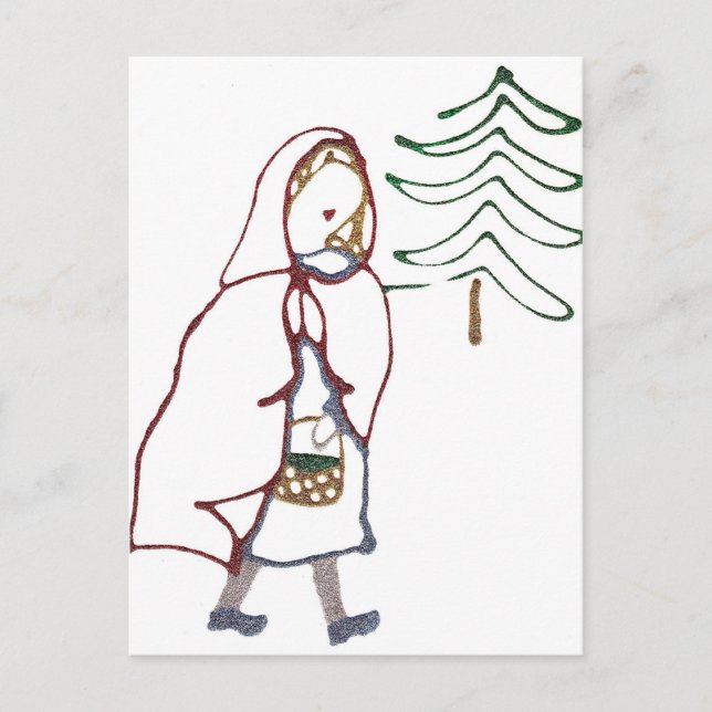 Little Red Riding Hood Postcard (Front)