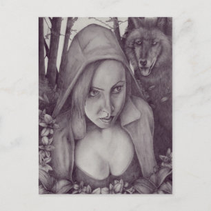 Little Red Riding Hood Postcard