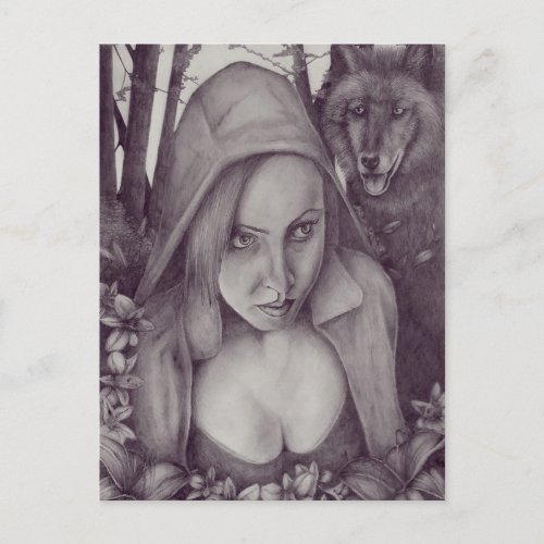 Little Red Riding Hood Postcard