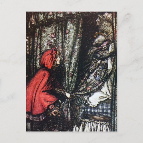 Little Red Riding Hood Postcard