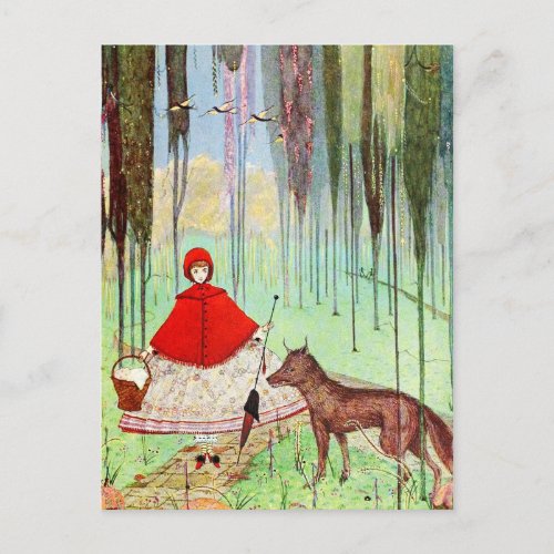 Little Red Riding Hood Postcard