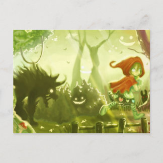 Little Red Riding Hood postcard 02