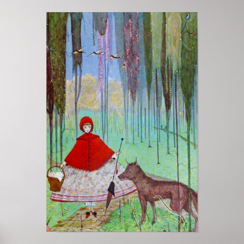 Little red riding hood poster