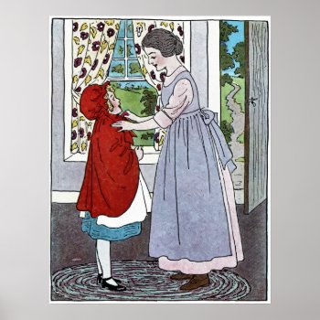 Little Red Riding Hood Poster by EndlessVintage at Zazzle