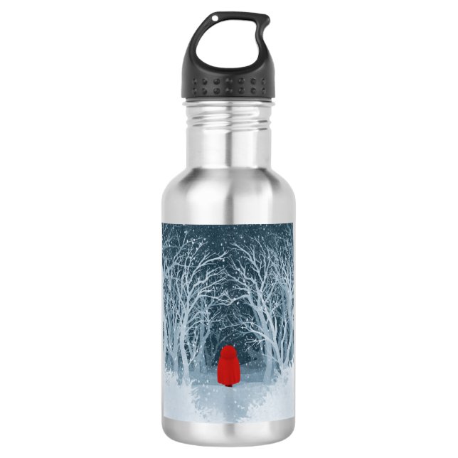 Little Red Riding Hood Stainless Steel Water Bottle (Front)