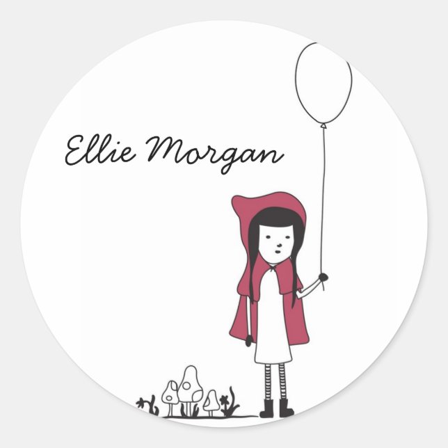 Little Red Riding Hood Sticker (Front)