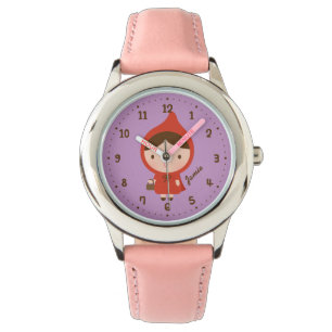 Little Red Riding Hood Story Girls Personalized Watch