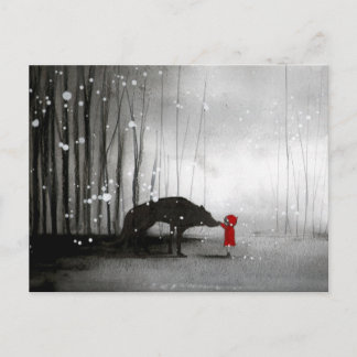 Little Red Riding Hood ~ The First Touch Postcard