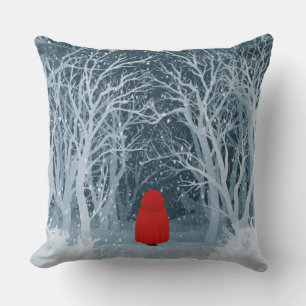 Little Red Riding Hood Throw Pillow