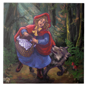 Little Red Riding Hood Tile