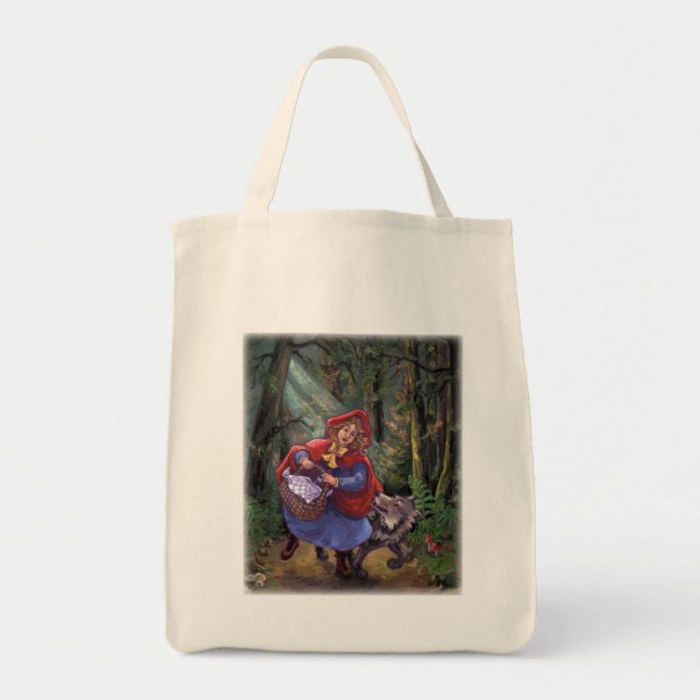 Little Red Riding Hood Tote Bag (Front)