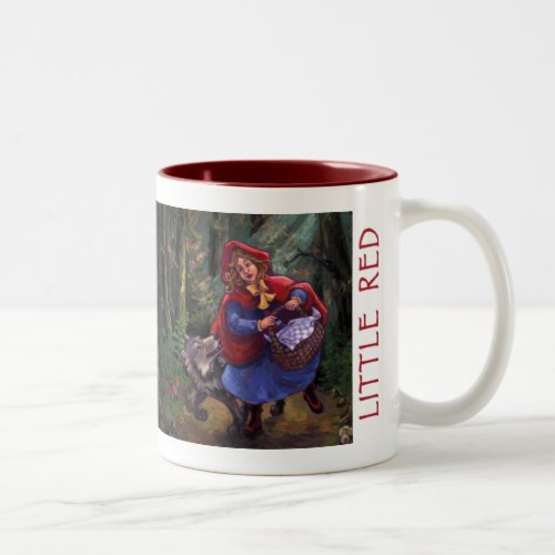 Little Red Riding Hood Two_Tone Coffee Mug