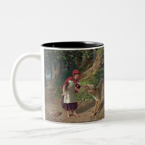 Little Red Riding Hood Two_Tone Coffee Mug