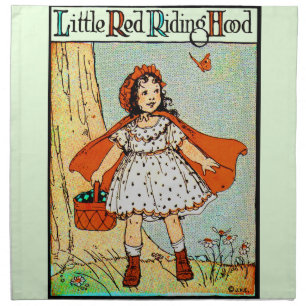 Little Red Riding Hood Vintage Cute Napkin