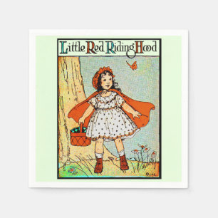 Little Red Riding Hood Vintage Cute Napkins