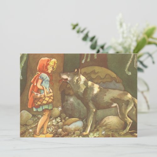 Little Red Riding Hood Vintage Fairy Tale