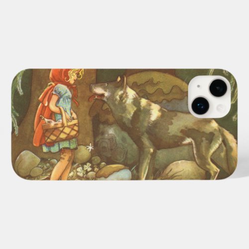 Little Red Riding Hood Vintage Fairy Tale Case_Mate iPhone 14 Plus Case