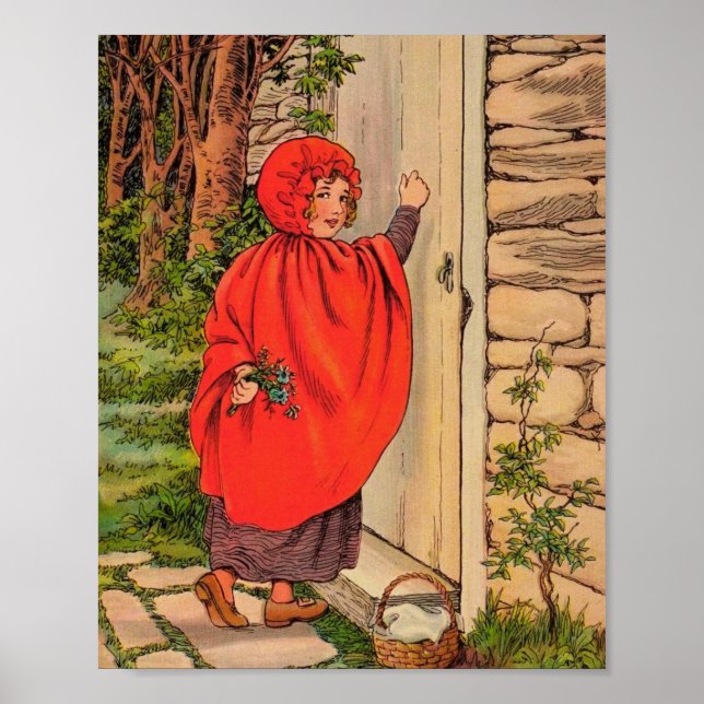 Little Red Riding Hood Vintage  Poster (Front)