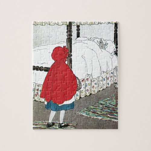 Little Red Riding Hood What Grat Ears You Have Jigsaw Puzzle