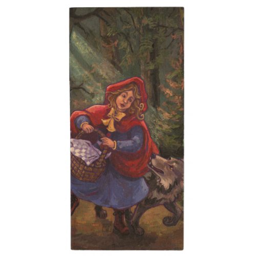 Little Red Riding Hood Wood USB Flash Drive