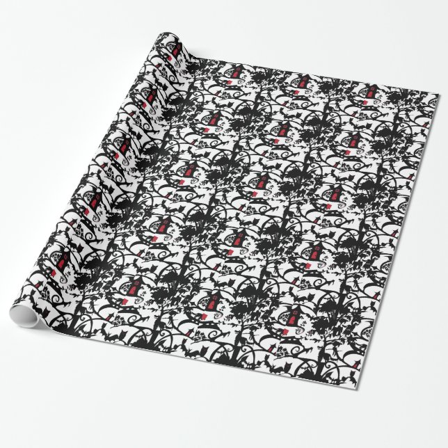 Little Red Riding Hood Wrapping Paper (Unrolled)