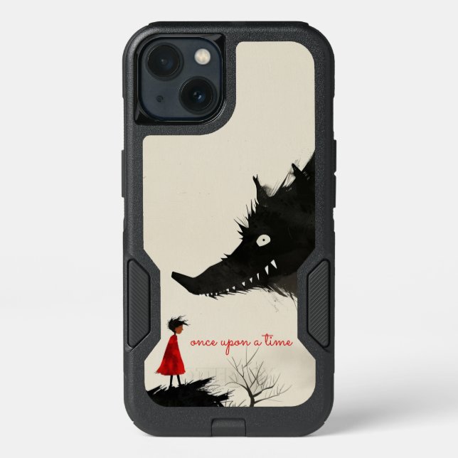 Little Red Riding Hoos & the Evil Wolf Otterbox iPhone Case (Back)