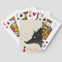 Little Red Riding Hoos &amp; the Evil Wolf Poker Cards
