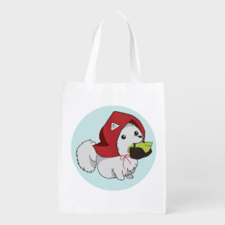 Little Red Riding Pup Reusable Grocery Bag