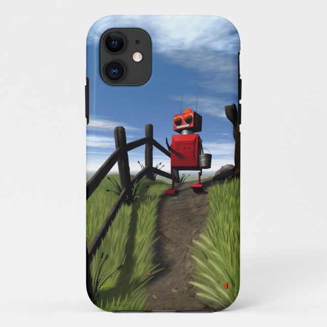 Little Red Robot Case-Mate iPhone Case (Back)
